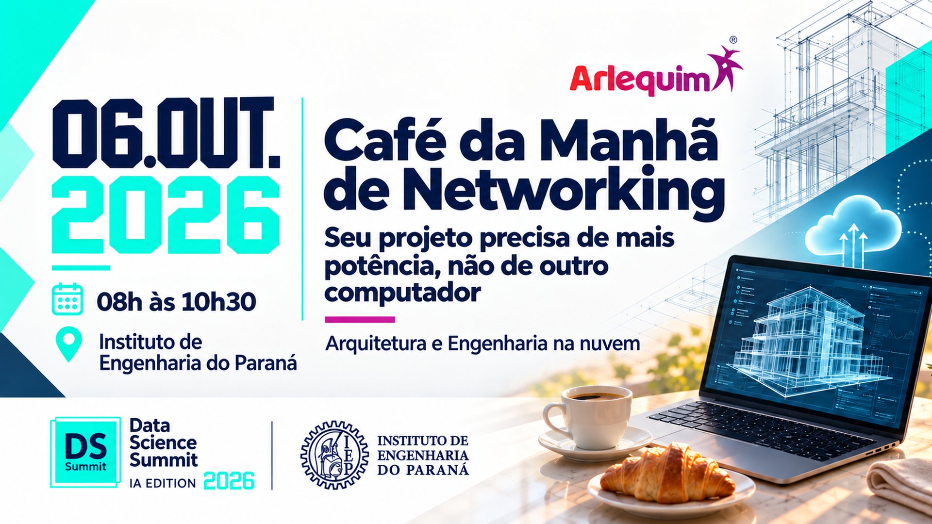 Café de Networking apresenta computadores virtuais de alta performance para Arquitetura e Engenharia