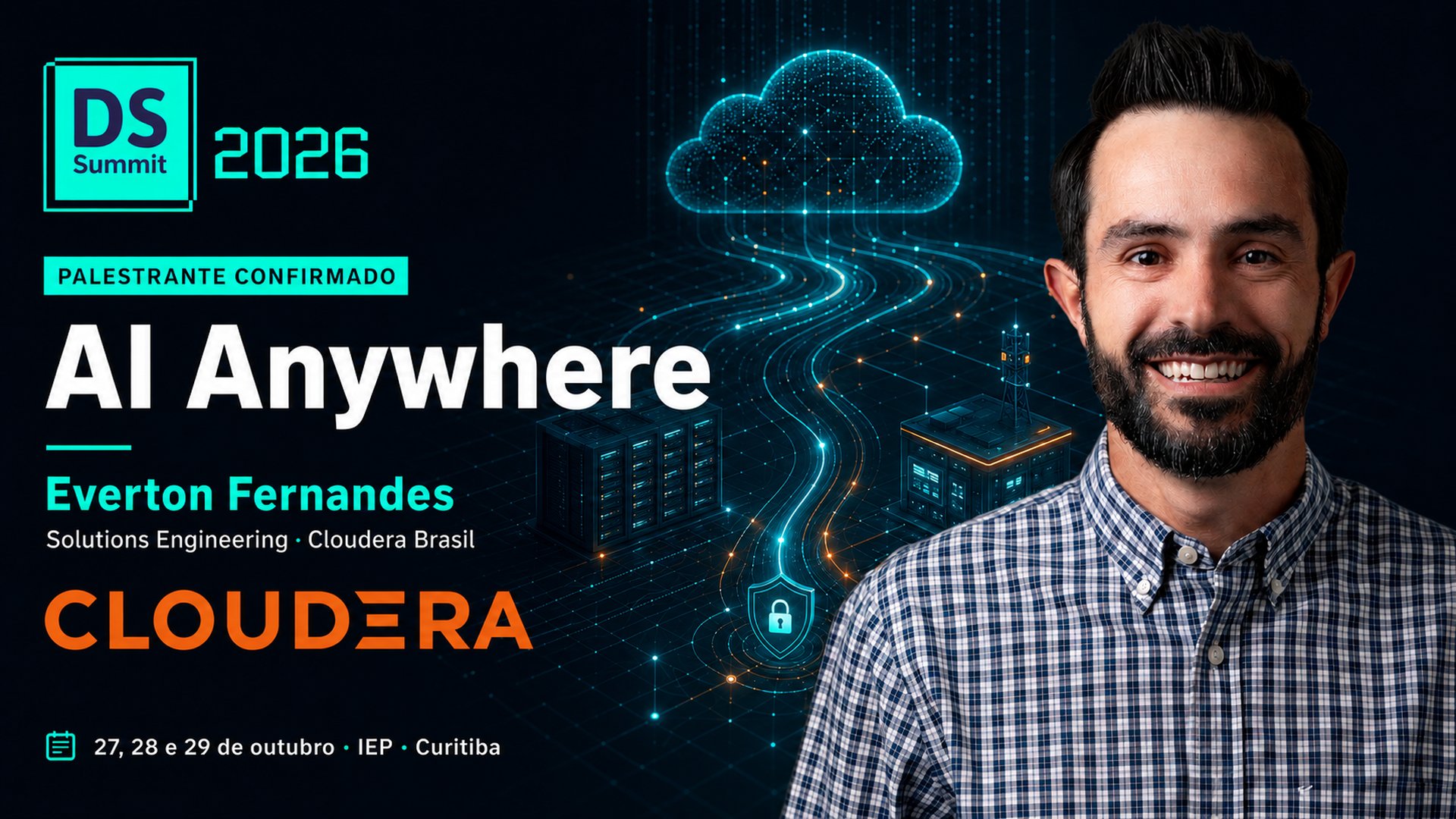 AI Anywhere: Everton Fernandes, da Cloudera, é palestrante confirmado no DSSBR 2026