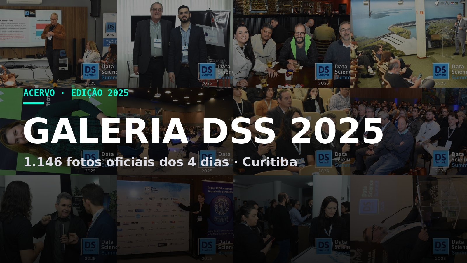 Galeria de fotos do DSS 2025 — 1.146 imagens oficiais do evento em Curitiba