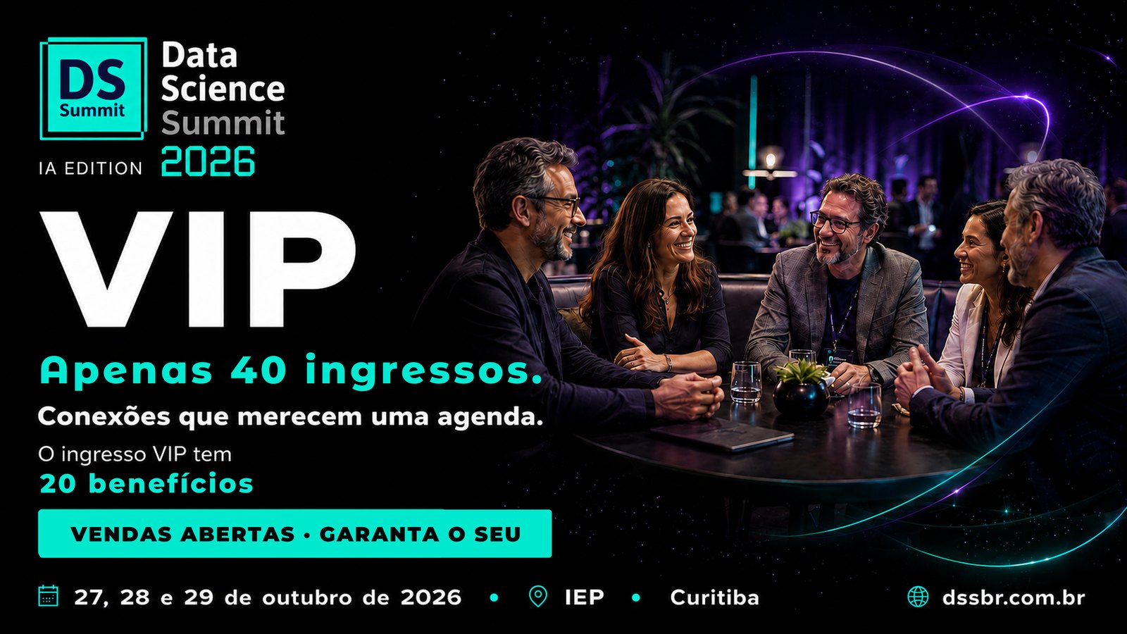 Ingresso VIP do DSSBR 2026 à venda: apenas 40 ingressos