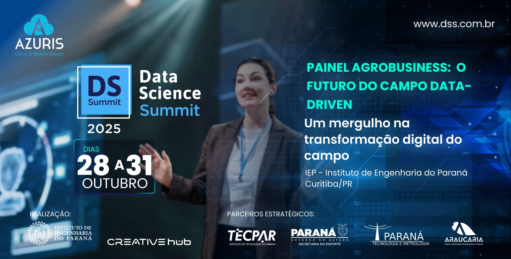 Painel AgroBusiness no DSSBR 2025 vai mostrar como dados e IA estão transformando o campo brasileiro