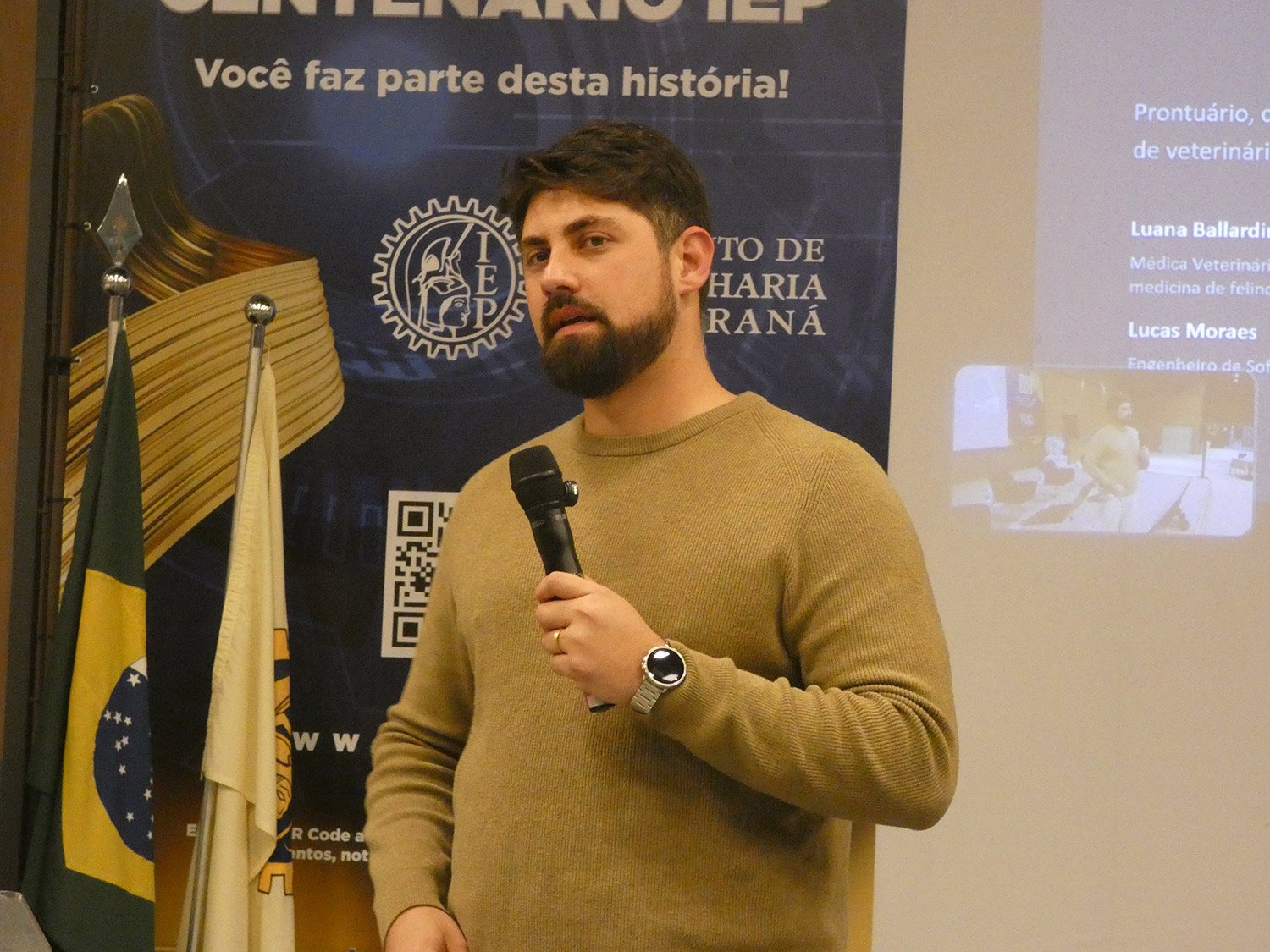 Lucas Moraes, da Bindflow, apresenta o AtendeVet.