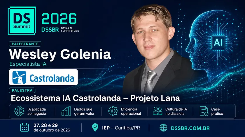 Wesley Golenia abre o DSSBR 2026 com o Projeto Lana