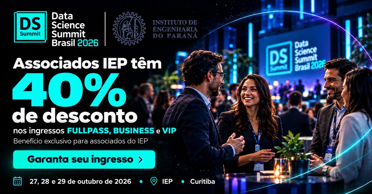 Associados IEP têm 40% de desconto nos ingressos FullPass, Business e VIP do DSSBR 2026